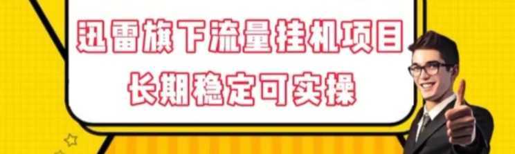 迅雷旗下流量挂机项目，长期稳定可实操【揭秘】