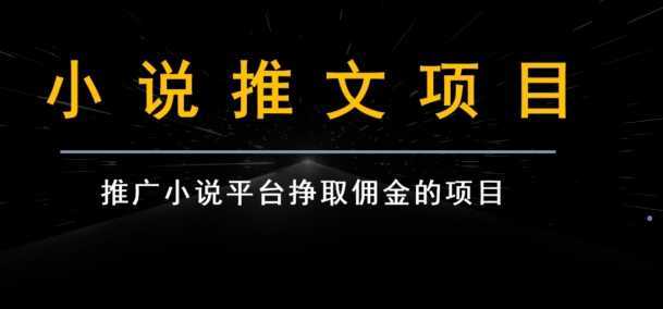 小说推文项目变现，手把手教你快速生成一篇小说推文